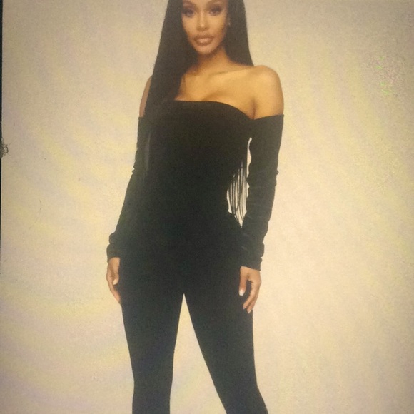 BY MINIMALIST DUST YOUR SHOULDERS OFF JUMPSUIT!❤️👍🎁 - Picture 3 of 7